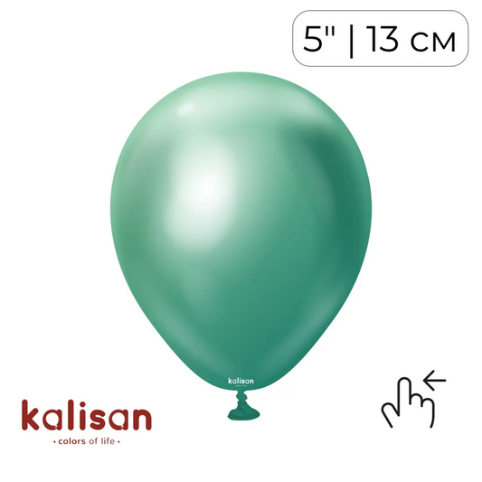 Kalisan 5" Mirror Green (100 psc)