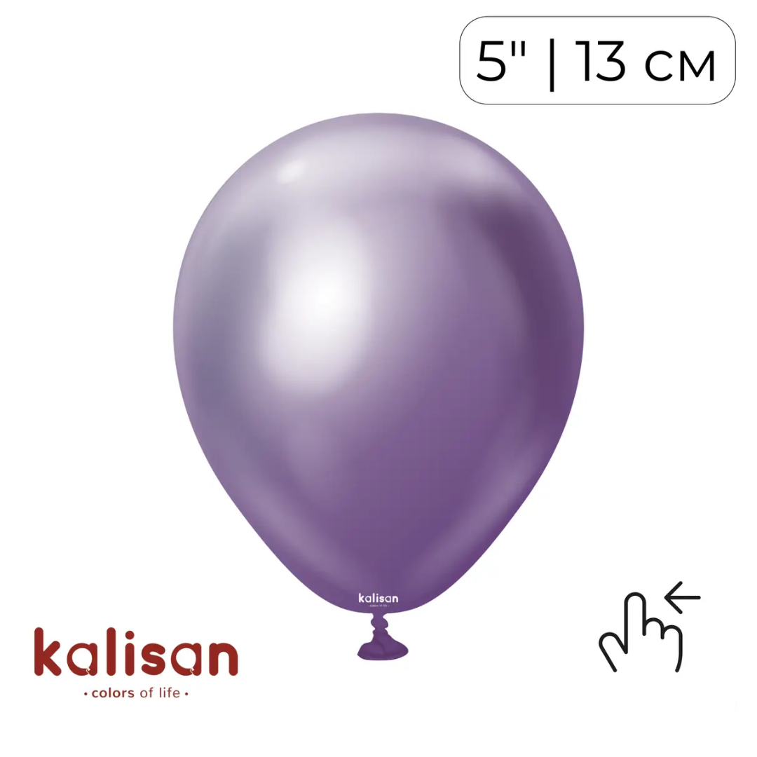 Kalisan 5" Mirror Violet (100 psc)