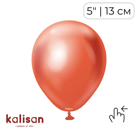 Kalisan 5" Mirror Red (100 psc)