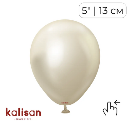 Kalisan 5" Mirror White Gold (100 psc)