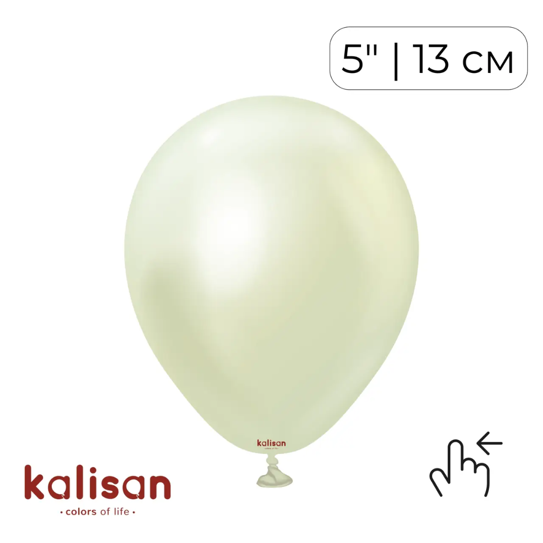 Kalisan 5" Mirror Green Gold (100 psc)