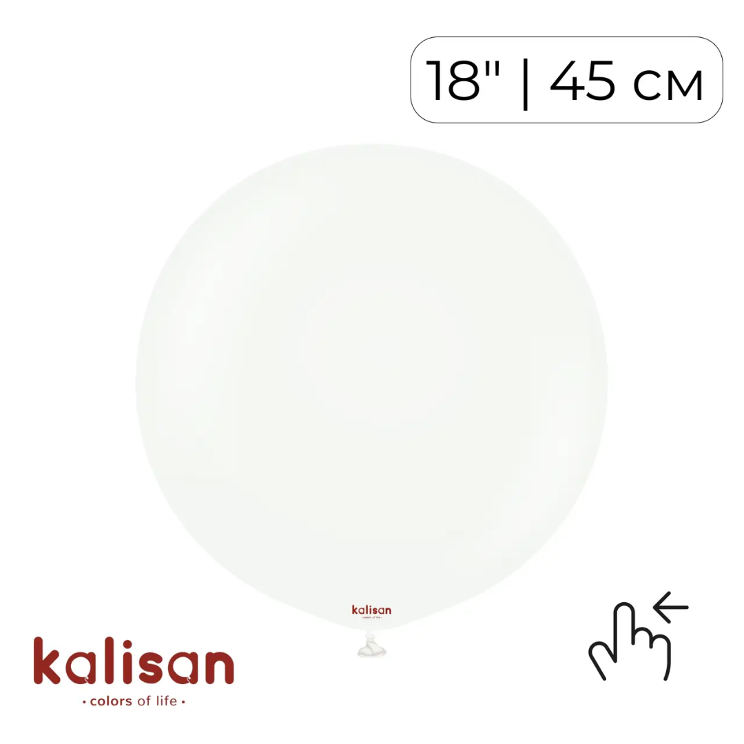 Kalisan 18" White (25 psc)