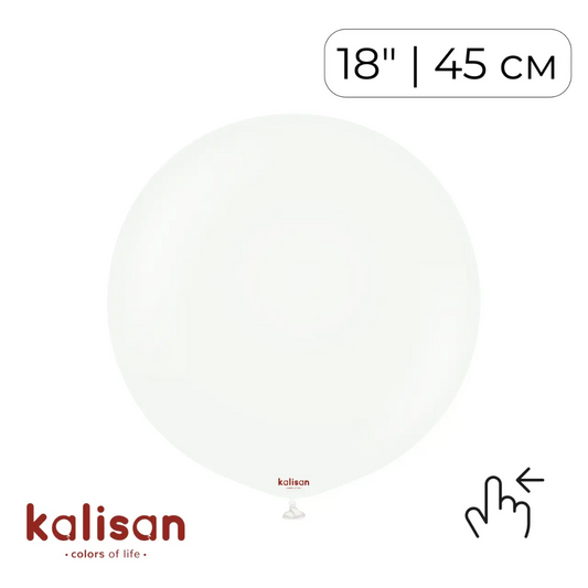 Kalisan 18" White (25 psc)