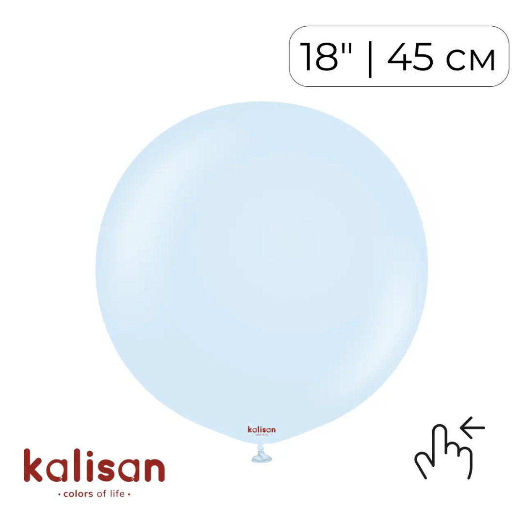 Kalisan 18" Macaron Baby Blue (25 psc)