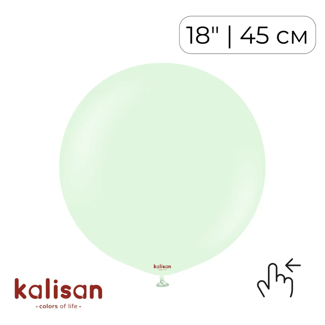 Kalisan 18" Macaron Pale Green (25 psc)