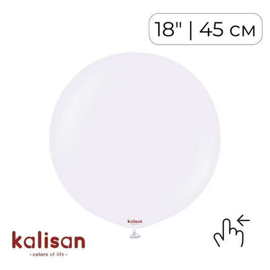 Kalisan 18" Macaron Pale Lilac (25 psc)