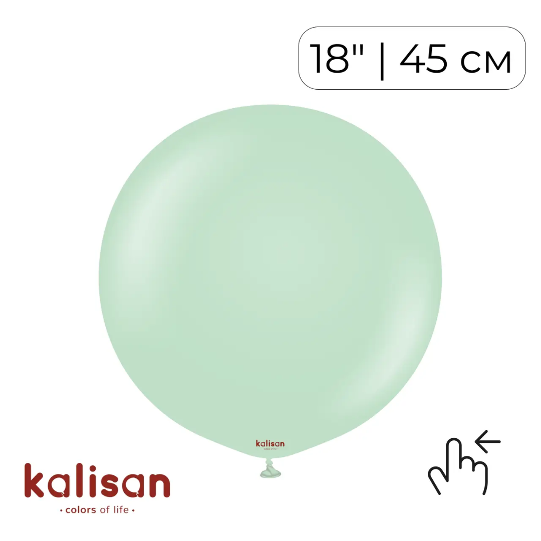 Kalisan 18" Macaron Green (25 psc)