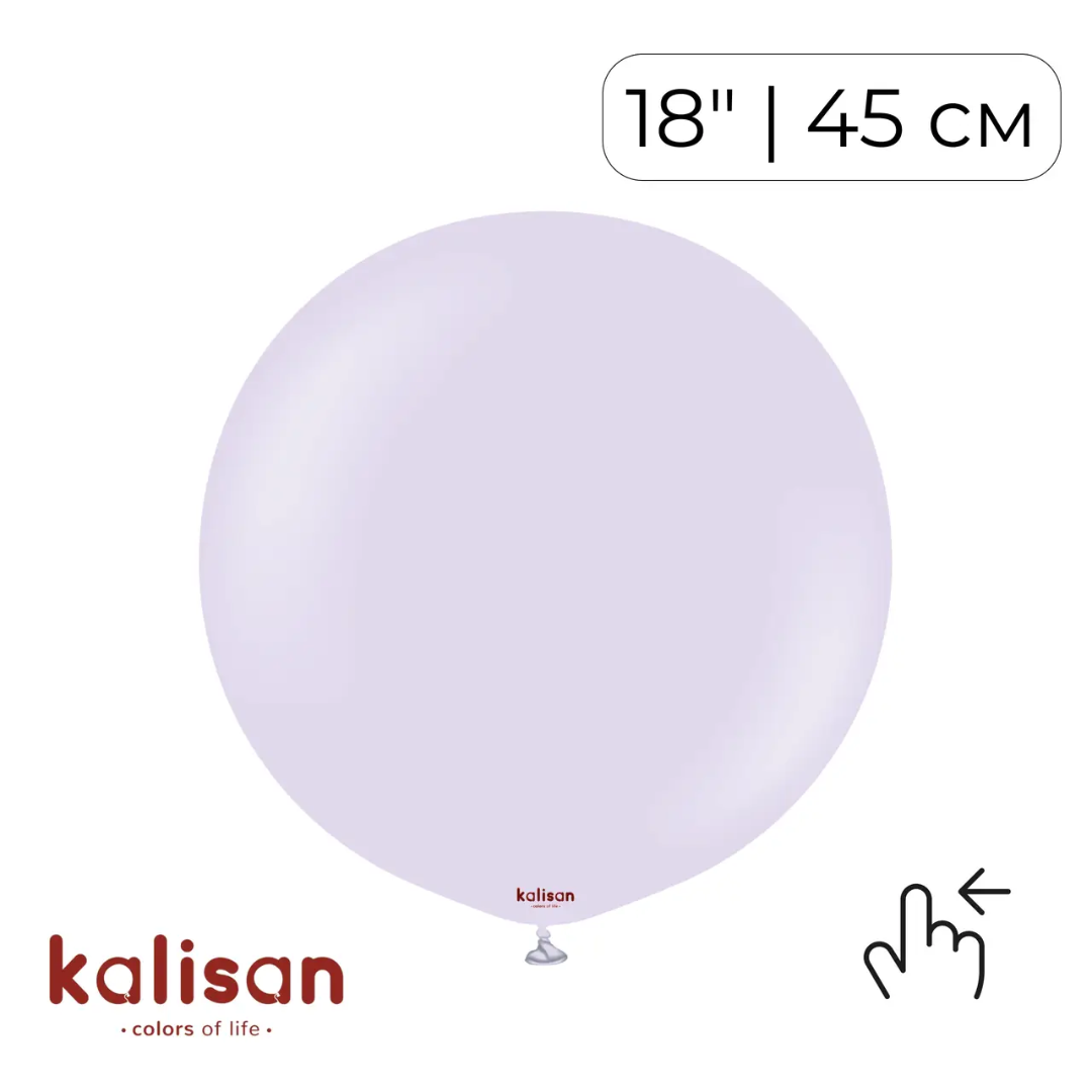 Kalisan 18" Macaron Lilac (25 psc)