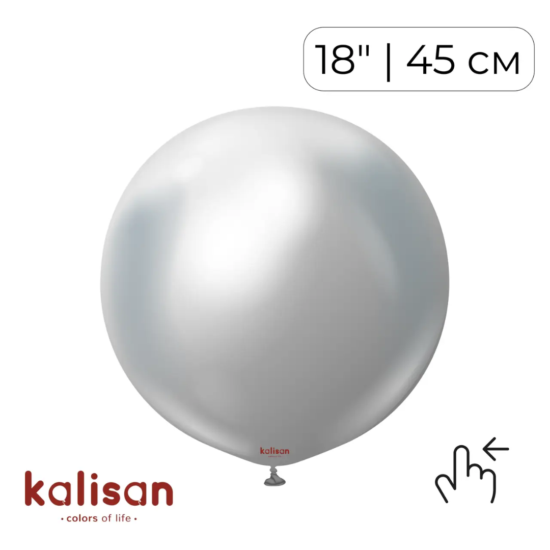 Kalisan 18" Mirror Silver (25 psc)