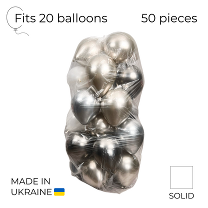 Balloon Transport Bags for 20 Inflated Balloons -  Clear (50 pcs)