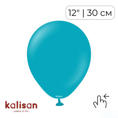 Kalisan 12" Turquoise (100 psc)