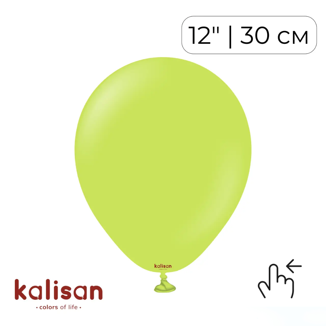 Kalisan 12" Lime Green (100 psc)