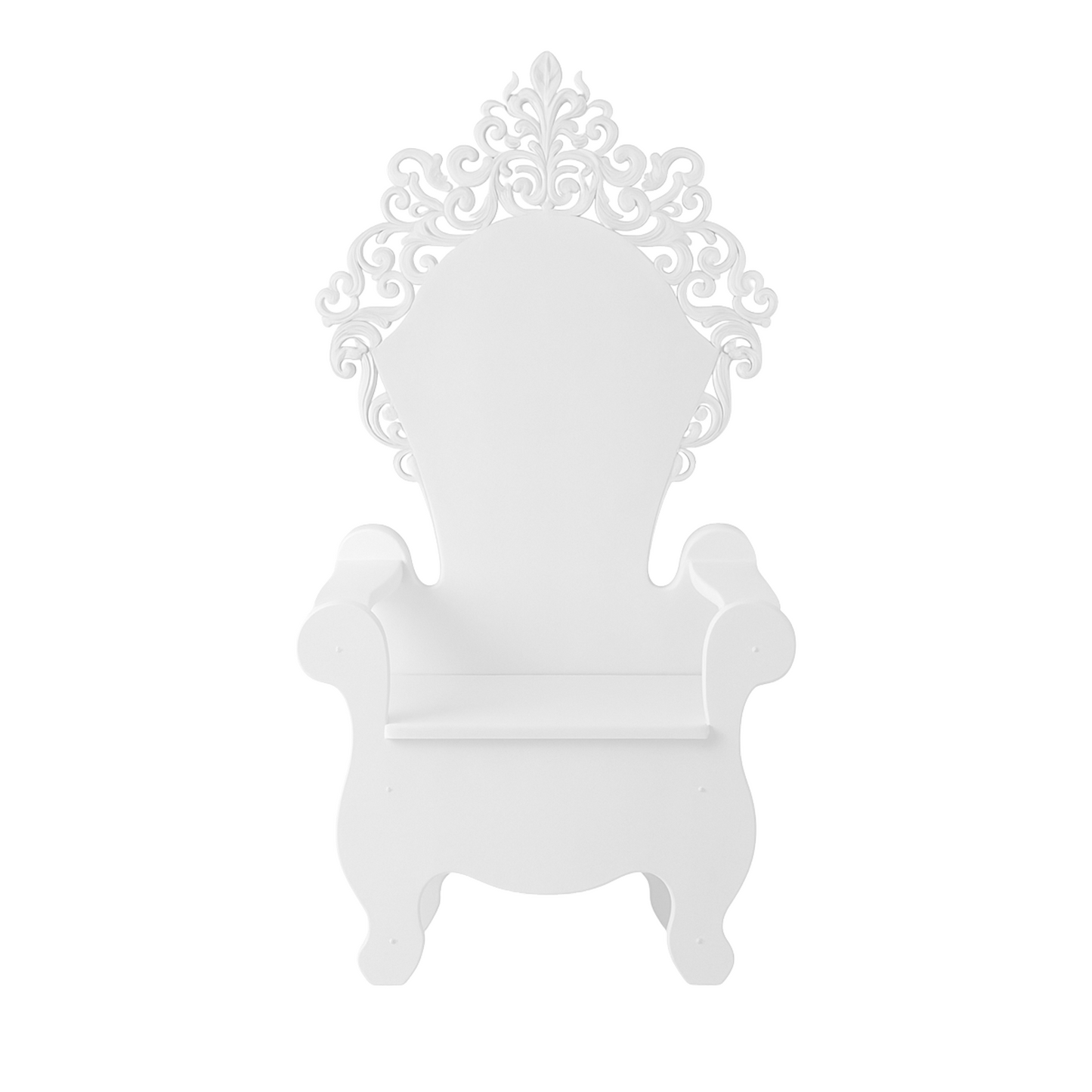 Wooden Chair Base with Removable Back - Painted (1 pc)