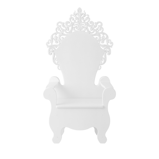 Wooden Chair Base with Removable Back - Painted (1 pc)