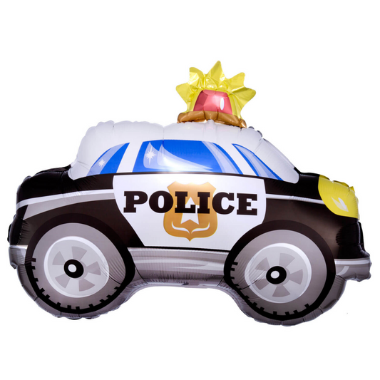 FOIL BALLOON 18" - POLICE CAR ANAGRAM (PKG)