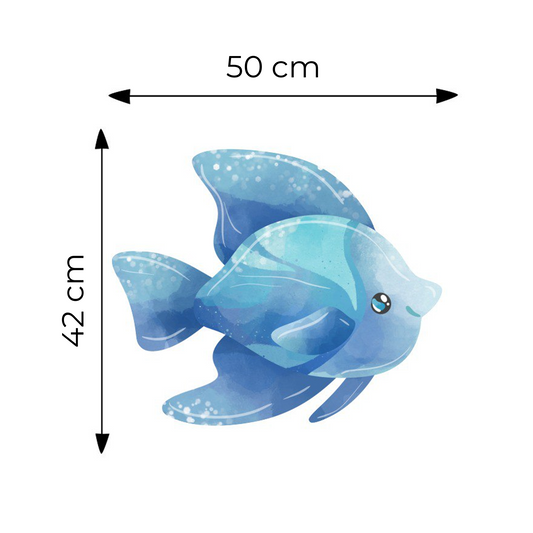 Sticker for Cardboard Cutout - Fish 42 x 50 cm (1 pc)