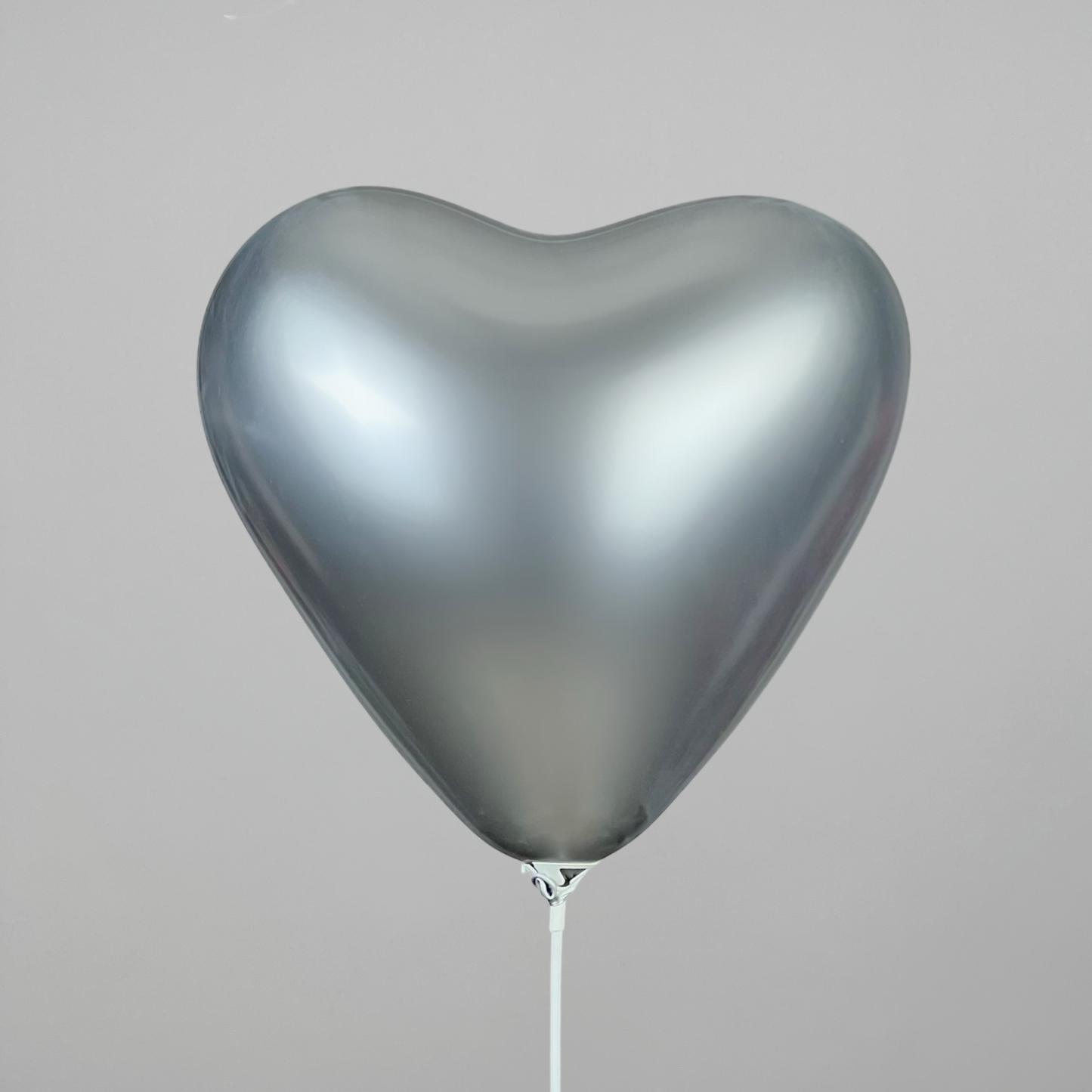 Kalisan 12" Heart | Mirror Silver (25 pcs)