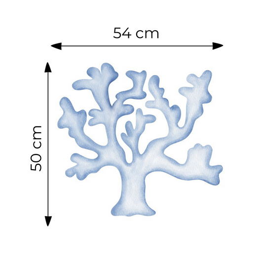 Sticker for Cardboard Cutout - Sea Coral 50 x 54 cm (1 pc)