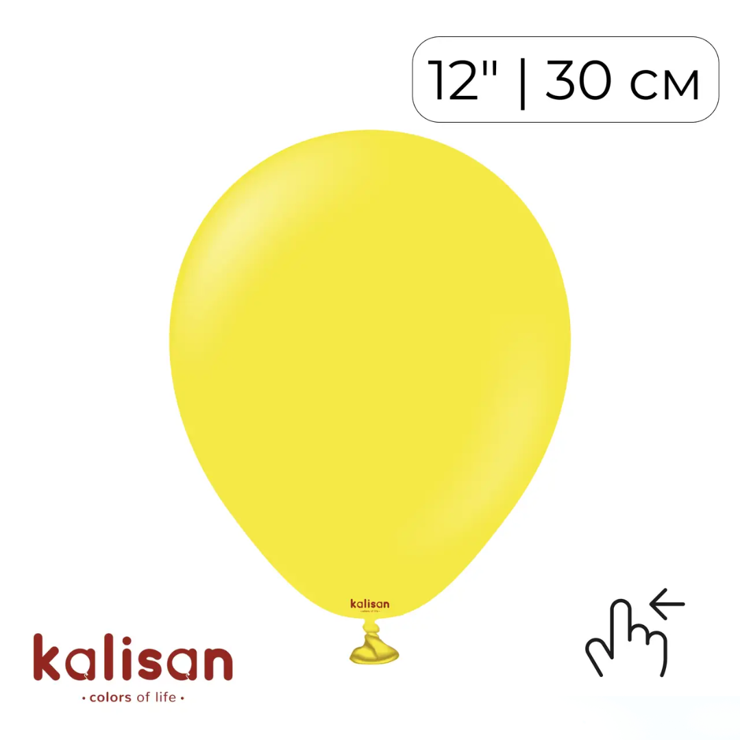 Kalisan 12" Yellow (100 psc)