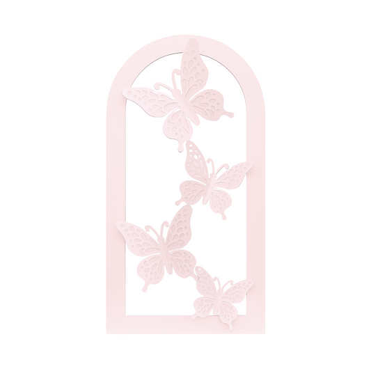 Wooden Arch with Removable Butterflies - Painted (1 pc)