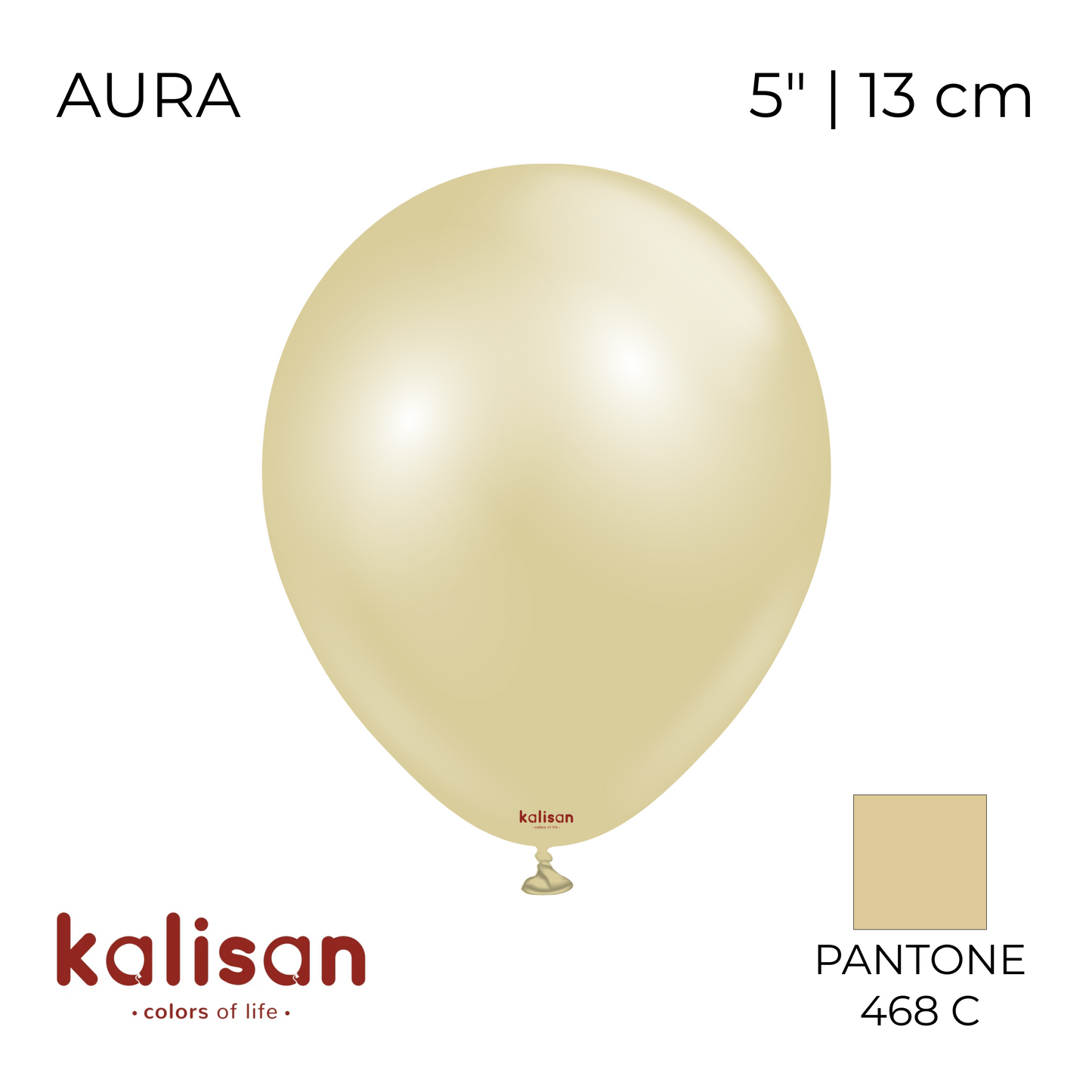 Kalisan 5" | Aura 125 Antique Gold (50 pcs)