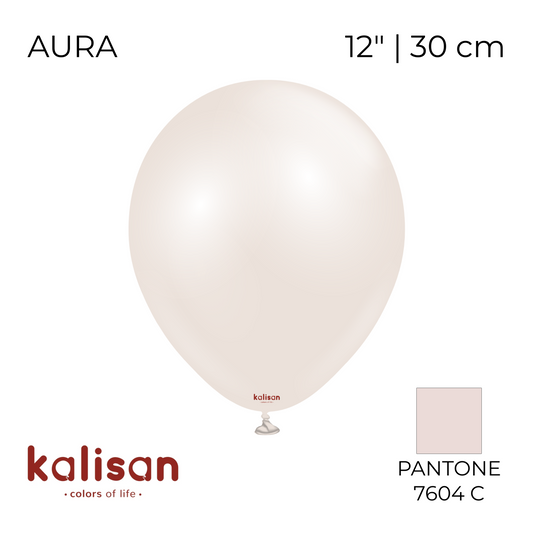 Kalisan 12" | Aura 120 Beige Cream (50 pcs)