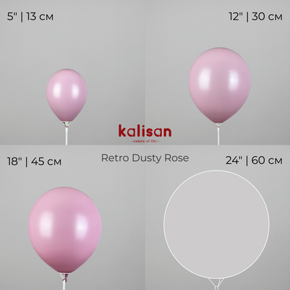 Kalisan 12" | Retro 33 Dusty Rose (100 pcs)