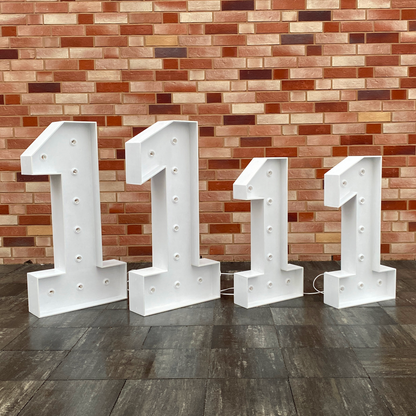 Wooden Number "1" (1pc)