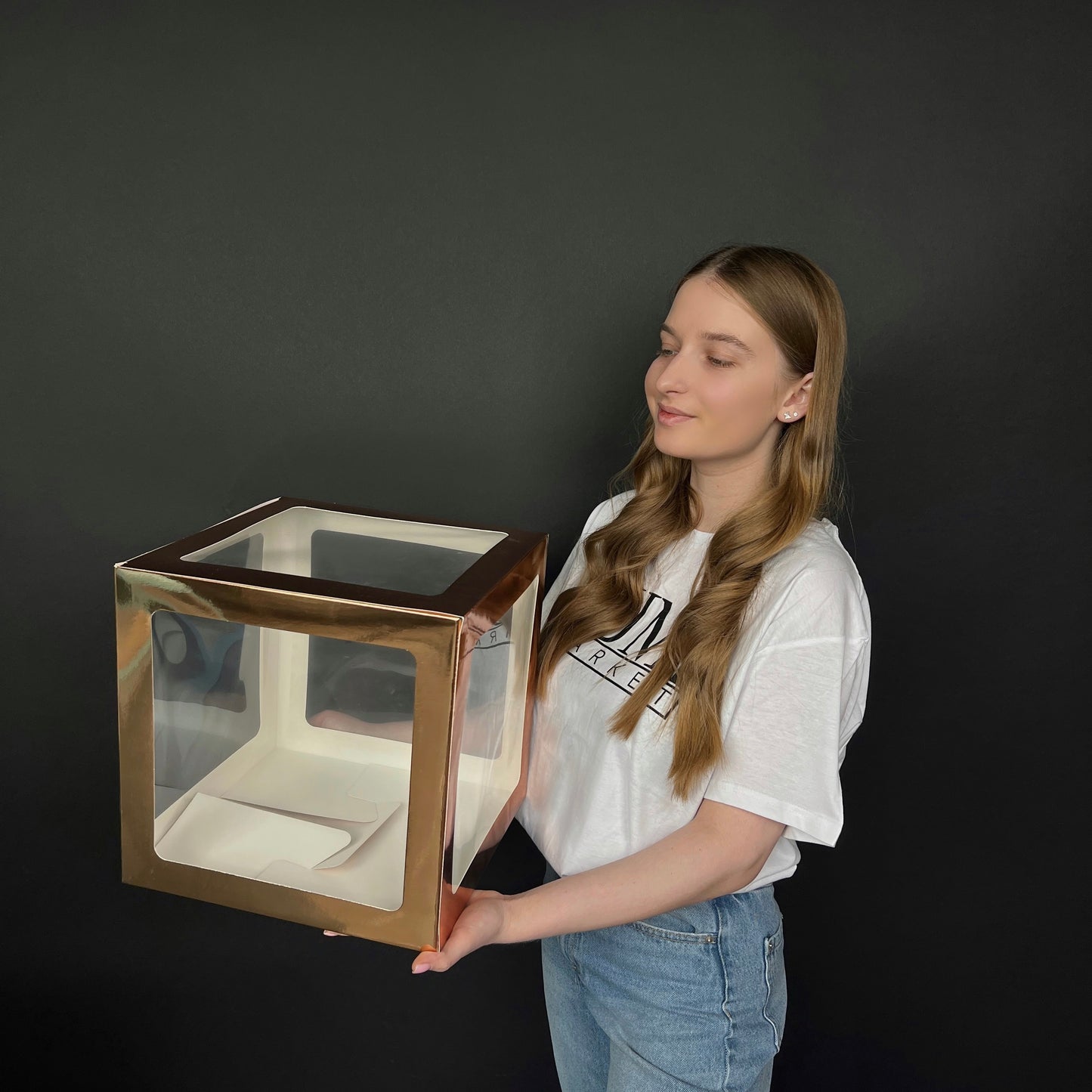 Balloon Box 30 cm | 12"  - Rose Gold (1 pc)