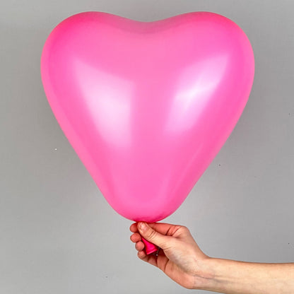 Kalisan 12" Heart | Standard Queen Pink (25 pcs)