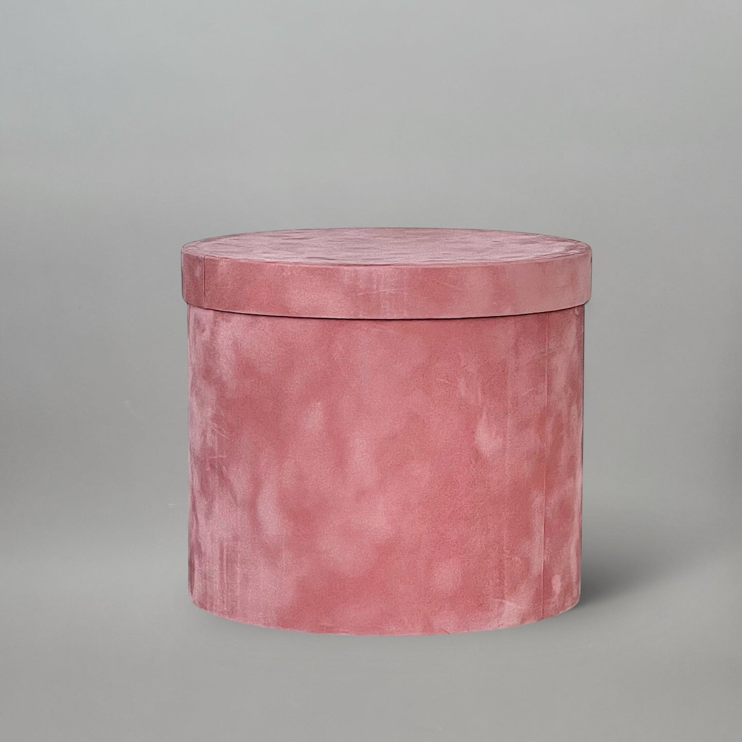 Lid for Velvet Round Flower Box 8" x 7" | 20 × 18 cm Powdery (1 pc)