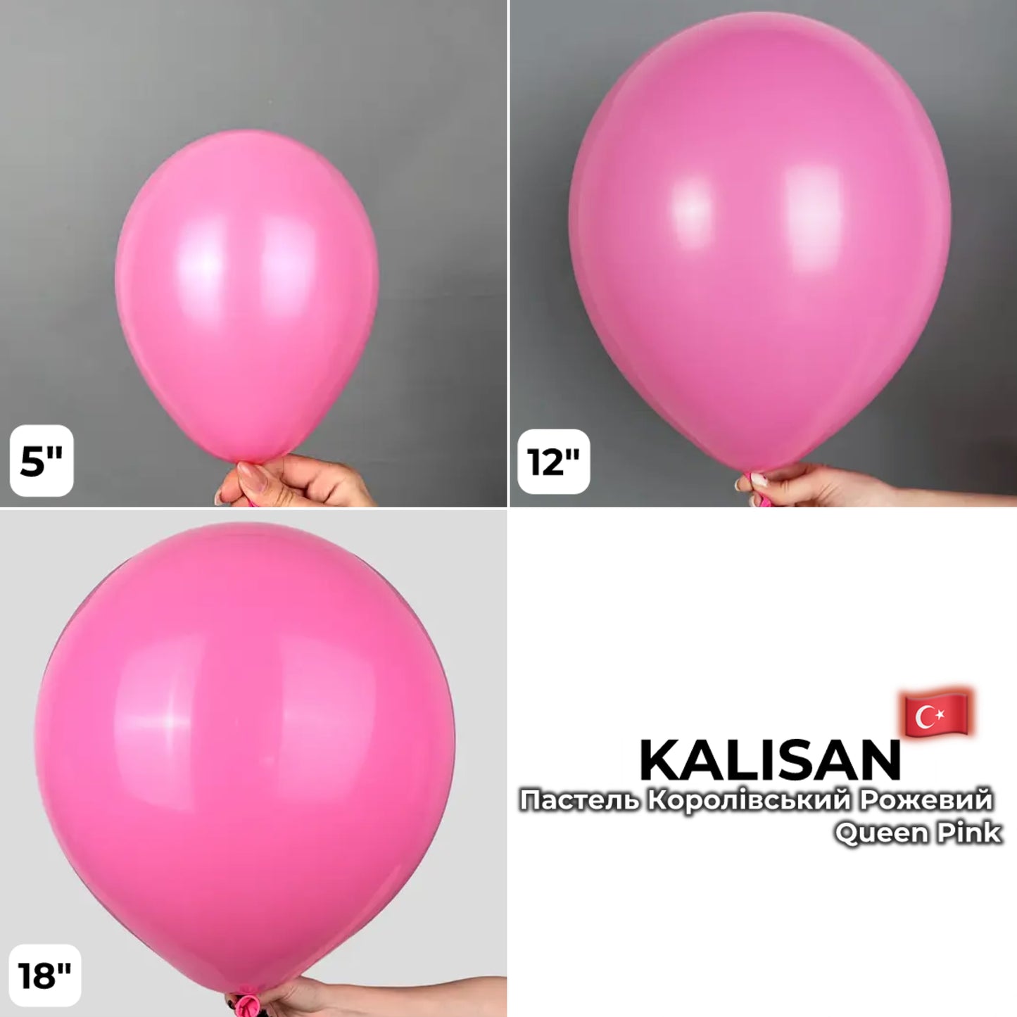 Kalisan 12" Queen Pink (100 psc)