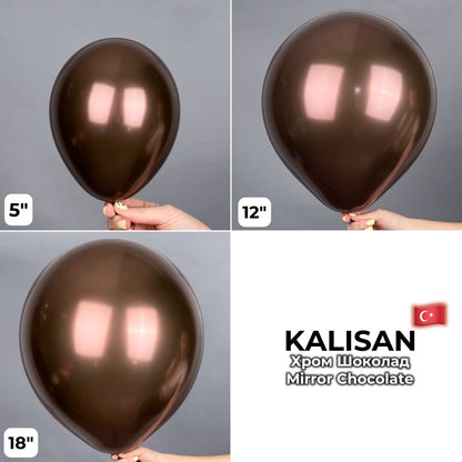 Kalisan 12" Mirror Chocolate (50 psc)