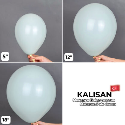 Kalisan 12" Macaron Pale Green (100 psc)