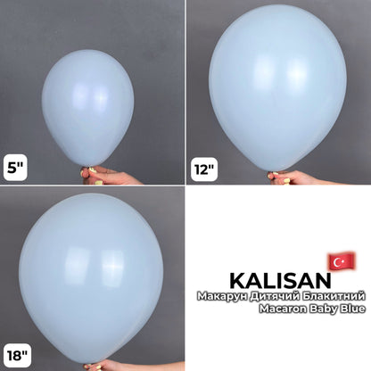 Kalisan 12" Macaron Baby Blue (100 psc)