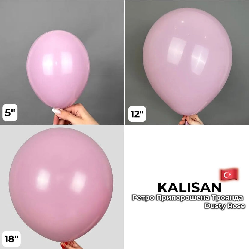 Kalisan 12" Dusty Rose (100 psc)