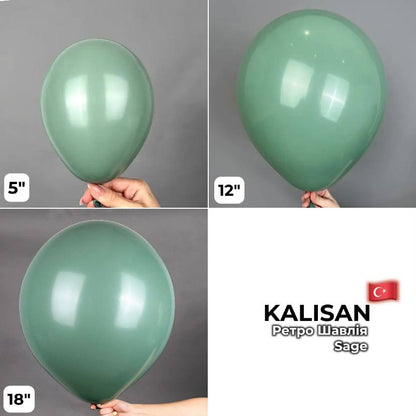 Kalisan 12" Sage (100 psc)