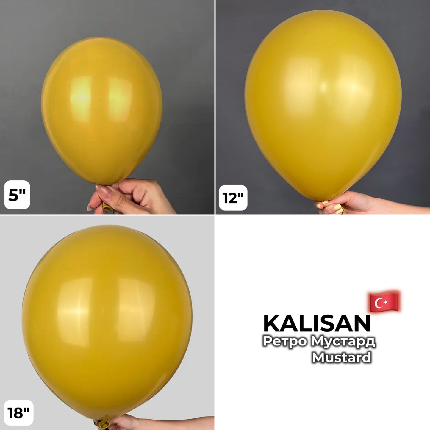 Kalisan 18" Mustard (25 psc)