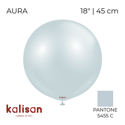 Kalisan 18" | Aura 123 Ice Blue (25 pcs)