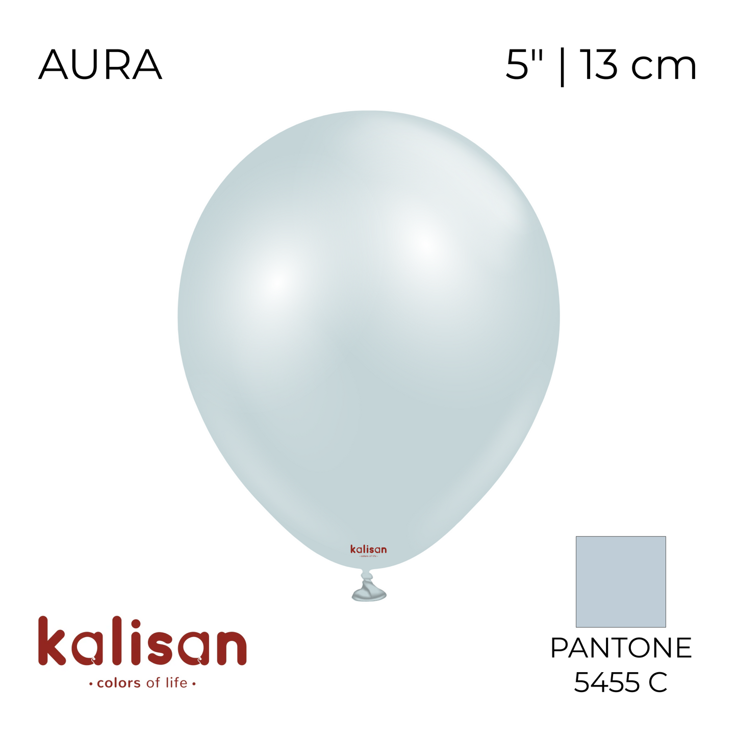 Kalisan 5" | Aura 123 Ice Blue (50 pcs)