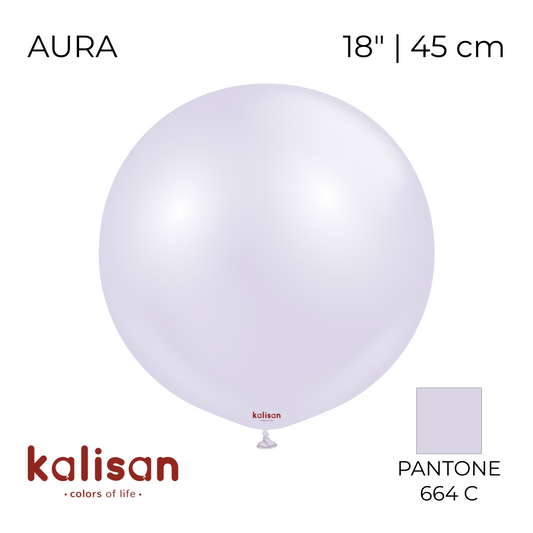 Kalisan 18" | Aura 124 Lavender Fog (25 pcs)