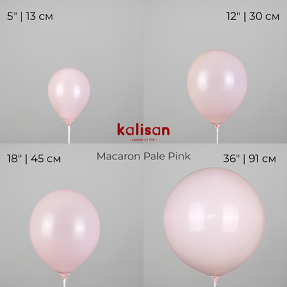 Kalisan 5" | Macaron 04 Pale Pink (100 pcs)