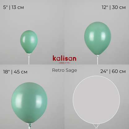 Kalisan 18" | Retro 44 Sage (25 pcs)