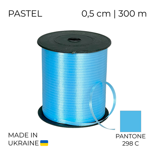Curling Mylar Ribbon Tapex Pastel Blue | 0,5/300 (1 pc)