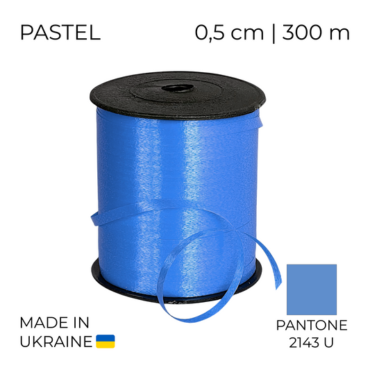 Curling Mylar Ribbon Tapex Pastel Blue | 0,5/300 (1 pc)