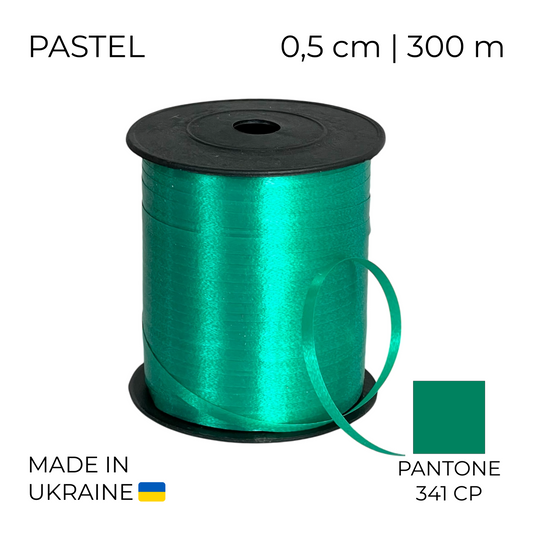 Curling Mylar Ribbon Tapex Pastel Emerald | 0,5/300 (1 pc)