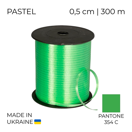 Curling Mylar Ribbon Tapex Pastel Light Green | 0,5/300 (1 pc)