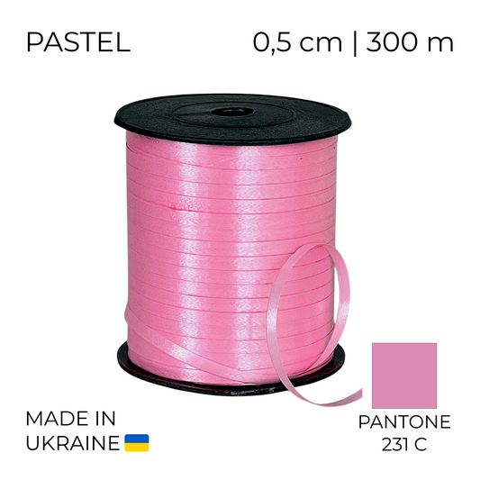 Curling Mylar Ribbon Tapex Pastel Light Pink | 0,5/300 (1 pc)