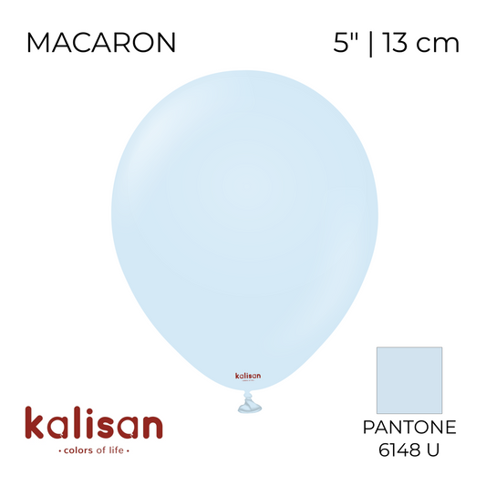 Kalisan 5" | Macaron 02 Baby Blue (100 pcs)