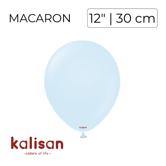 Kalisan 12" | Macaron Baby Blue (100 pcs)